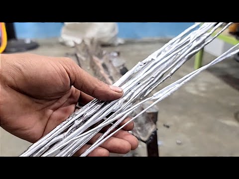 Видео: Очень легко | Как сделать алюминиевый сварочный материал