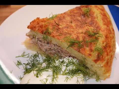 Видео: Картофельный Пирог Драник с Фаршем в Мультиварке Скороварке Redmond RMC P350