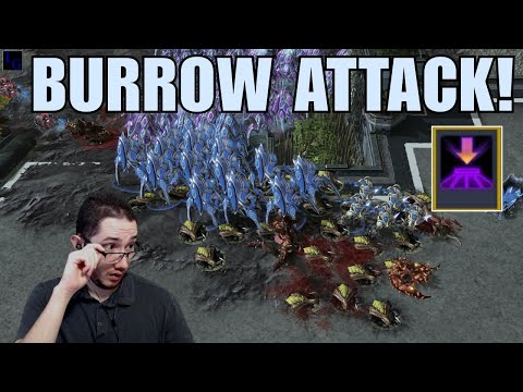 Видео: Эта игра с закопанной Гидрой — АБСУРД! | StarCraft 2 SC2 Highlight 3v3 для зрителей