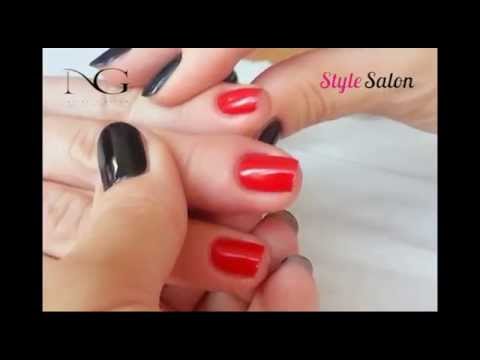 Видео: Гель лак B-gel - практика "На раз два" / Gel polish B-gel: Practice