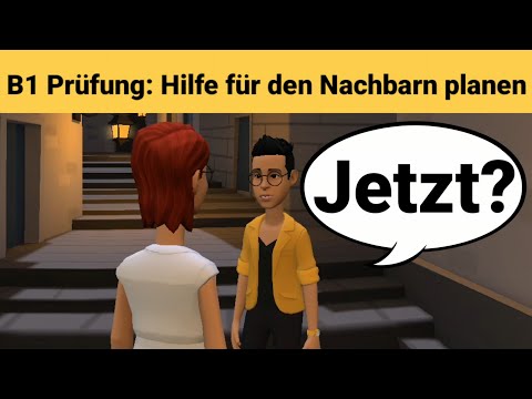 Видео: Устный экзамен по немецкому языку B1 | Планируйте что-нибудь вместе/диалог | Часть 3: Помощь