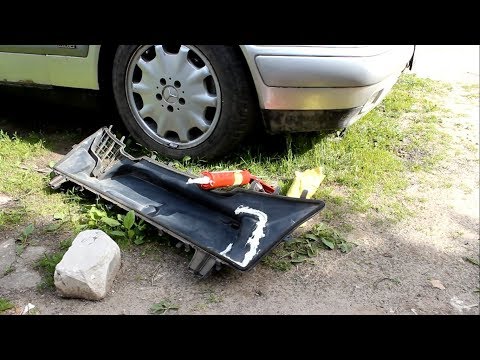 Видео: Попадает вода в салон 3 часть, Мерседес W210