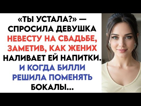Видео: Вы устали? — спросила невесту девочка на свадьбе, заметив, ЧТО жених ей подлил… А поменяв бокалы…