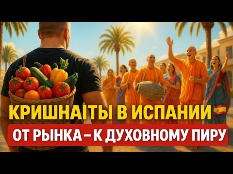 Видео: КРИШНАИТЫ в Испании. От рынка - к духовному пиру🇪🇸🍲