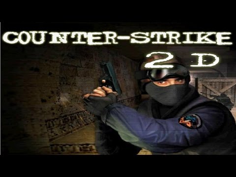 Видео: Counter-Strike 2D - (Первый взгляд и куча смертей!)