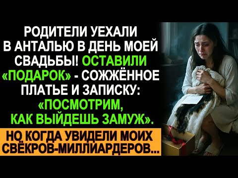 Видео: Родители Сожгли Моё Свадебное Платье и Улетели в Анталью... Но Увидев Свёкров-Миллиардеров!
