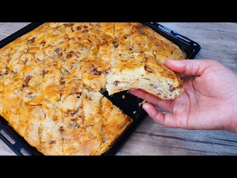 Видео: РАМАЗОН УЧУН Катламали гуштли Пирог Мазасига гап йук ‼️ШИКАРНЫЙ мясной ПИРОГ из слоёного теста ‼️