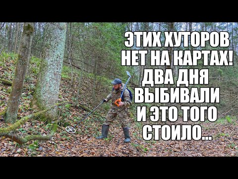 Видео: ДВА ДНЯ ВЫБИВАЛИ ХУТОРА НА КРАЮ ОВРАГА! Поиск золота с металлоискателем / Russian Digger