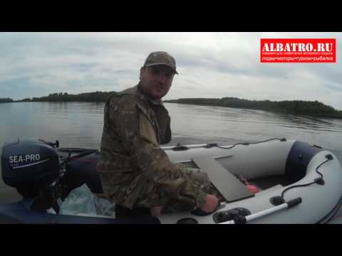 Видео: Ривьера 3200СК + Sea Pro OTH 9.9 S и АКВА 2800 + Sea Pro T5S