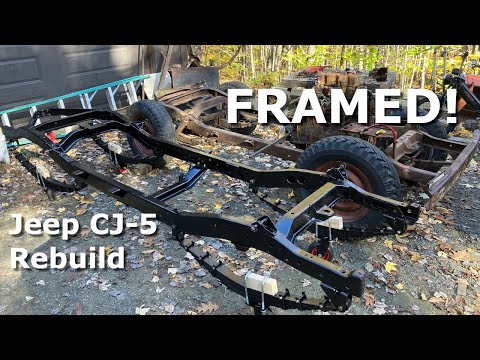Видео: Jeep Rebuild 2: CJ-5 получает новую (старую) раму