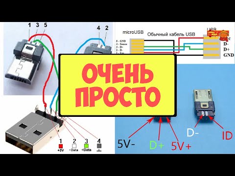 Видео: КАК паять micro USB к USB? Собираем простой штекер micro USB с КИТАЯ для зарядки павербанка! #2023