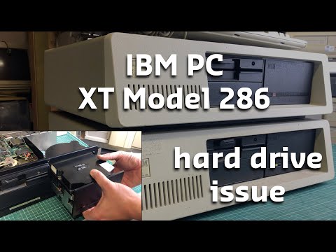 Видео: Проблема с жестким диском IBM XT 286 Часть 1