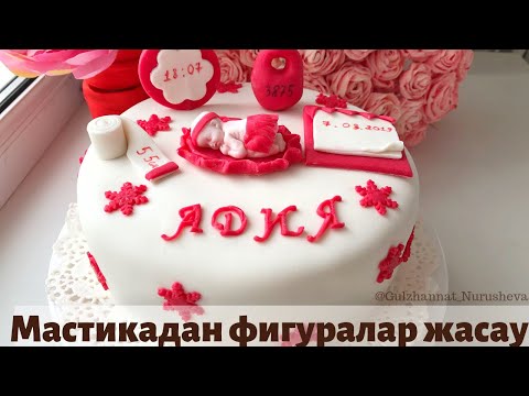 Видео: Мастикадан фигуралар жасау. Делаем фигурки из мастики.
