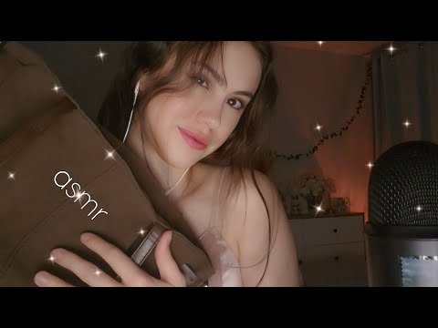 Видео: АСМР быстренькие триггеры из новой сумочки, +вайбик 