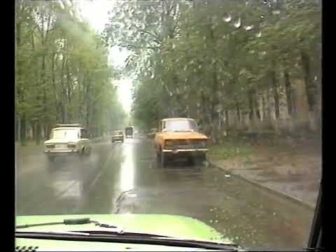 Видео: Съемка из автомобиля. Москва, 90-е, район Лефортово.