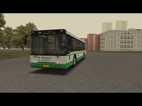 Видео: OMSI2, Moscow (Southwest, West, South) 2021, маршрут 674, ЛИАЗ 5292.22 2013г, с информатором