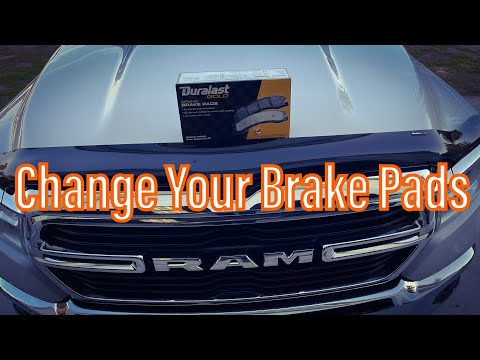 Видео: Замена переднего тормоза Ram 1500 DT 2019+