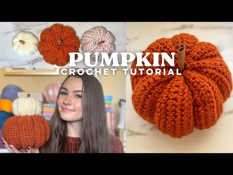 Видео: Как сделать тыкву | Урок по вязанию крючком «Осенний декор»