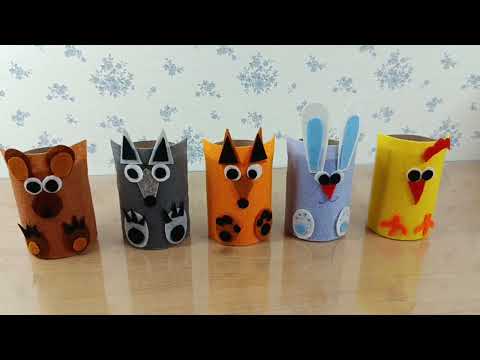 Видео: 🐻🐺🐰🐔🦊"Детский театр на втулках"