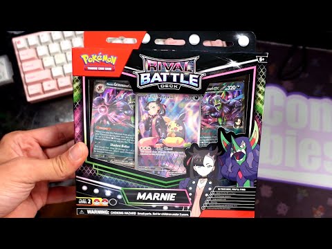 Видео: Что внутри? Обзор и открытие боевой колоды Marnie's Grimmsnarl ex!