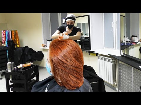 Видео: Из блонда в РЫЖИЙ?