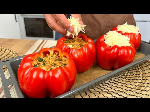 Видео: Однозначно вкуснее мяса! Возьмите перец и стакан риса.