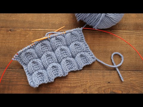 Видео: Узор «Подкова» спицами 🐴 «Horseshoe» knitting pattern 🧲