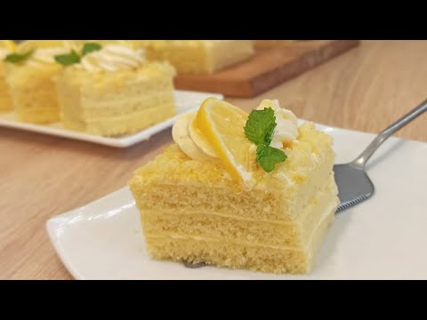 Видео: Лимонное пирожное домашнее/лимонный крем/КУРД