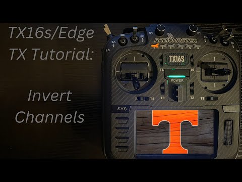 Видео: Radiomaster TX16s/Edge Tx: Как инвертировать каналы? (Инвертирование каналов)