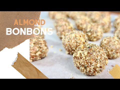 Видео: Almond Bonbons/  Домашни бадемови бонбони
