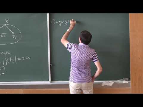 Видео: Пенской А. В. - Аналитическая геометрия - 1. Геометрическая теория конических сечений