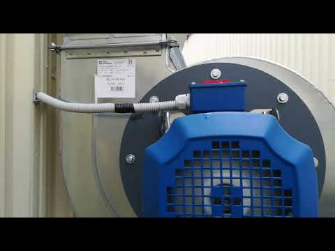 Видео: Вытяжной вентилятор покрасочной камеры.