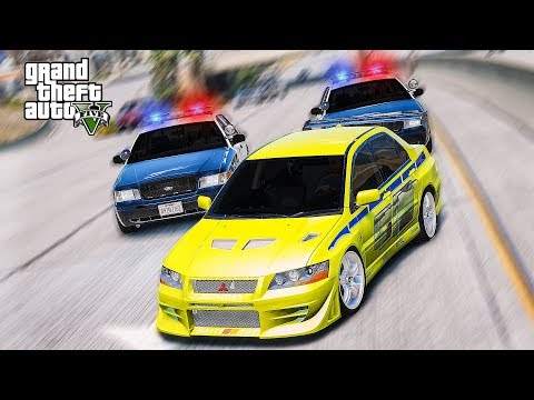 Видео: ПЫТАЮСЬ УЙТИ ОТ ПОГОНИ НА LANCER EVOLUTION В GTA 5! ПОЛИЦЕЙСКИЕ ДОГОНЯЛКИ В ГТА 5 ОНЛАЙН!