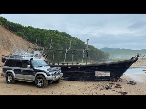 Видео: MITSUBISHI PAJERO / Бухта Дубовая/ Милоградово/ Олений бор/ река Маргаритовка /Ленд крузер80..
