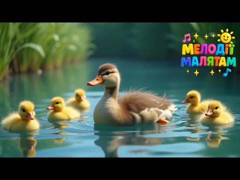 Видео: Вчимо цифри до 5 — пісня про каченят