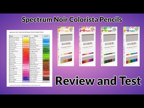 Видео: Карандаши Spectrum Noir Colorista — обзор и тестирование