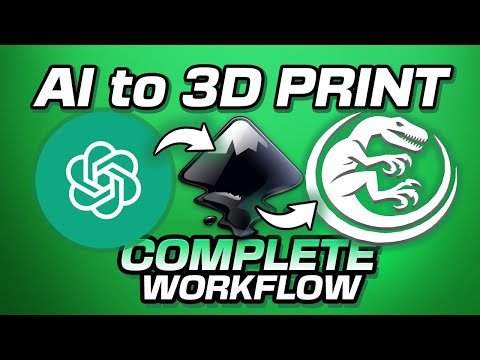 Видео: Руководство по 3D-печати с помощью ИИ! 🚀 Создание STL-файлов из изображений с помощью ИИ