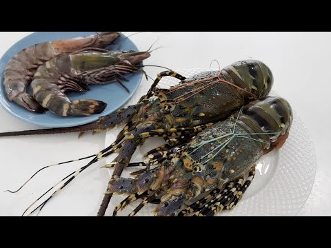 Видео: Наисочнейшие Лобстер и Лангустин. Супер рецепт. Паттайя. Тайланд.