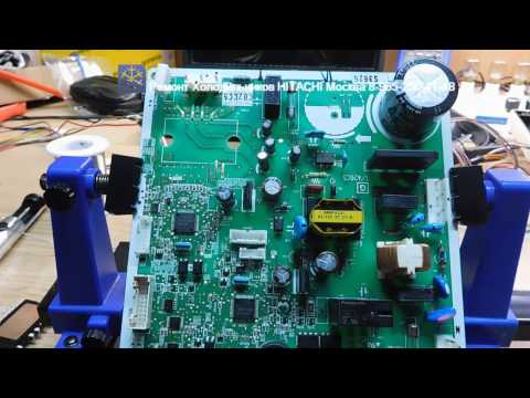 Видео: Ремонт Электроники Холодильника HITACHI R WB482PU2 Или когда Дурная голова рукам покоя не дает.