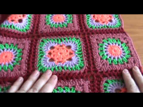 Видео: Вязание жилетки из мотивов до создания готового изделия.