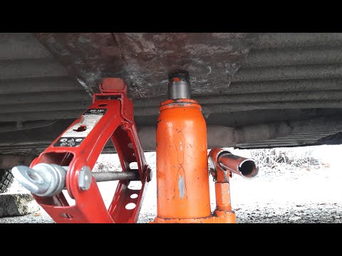 Видео: Подъем ОКА домкратом