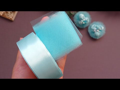 Видео: DIY 🎀Сделала эти бантики и не жалею! Розочки из лент. Интересный вариант склеивания розочек 🌹