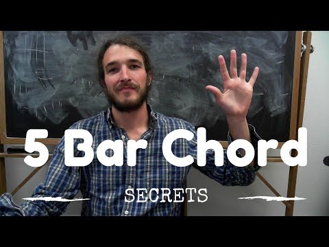 Видео: 5 способов избавиться от боли при игре аккордов барре