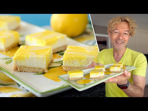Видео: Рецепт проще простого! БЕЗУМНО ВКУСНЫЙ ванильно лимонный чизкейк с лимонным курдом