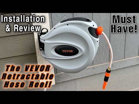 Видео: Втягивающаяся шланговая катушка VEVOR! Обзор и установка