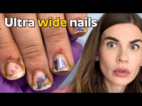 Видео: Измените форму самых широких ногтей, с которыми я когда-либо работала