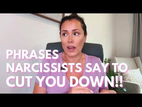 Видео: 8 вещей, которые нарциссы говорят, чтобы вас унизить, и как на это реагировать