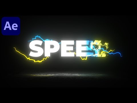 Видео: Отображение текста с помощью молнии в After Effects — Учебное пособие по After Effects | Без плаг...