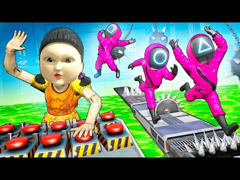 Видео: ИГРА В КАЛЬМАРА! ДОРОГА СМЕРТИ В Garry`s Mod