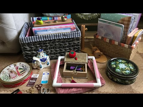 Видео: Всё для вышивки. Наборы, пальцы и станки, ножницы и прочие мелочи.